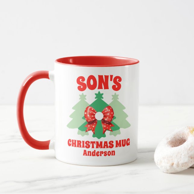 Personlig Sons jul Mugg (Med munk)