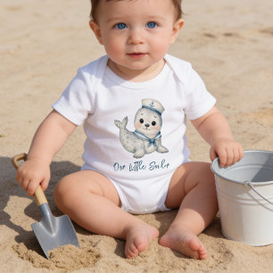 Personlig söt baby-säl t shirt
