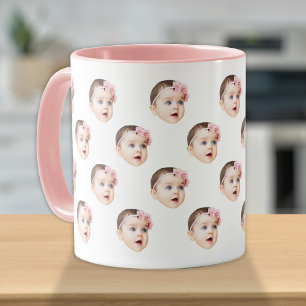 Personlig söt babyfoto mugg