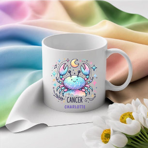 Personlig söt cancer Zodiak Krabba Astrologi Kaffemugg