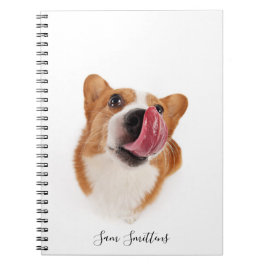 Personlig / söt Corgi-fotografi Anteckningsbok