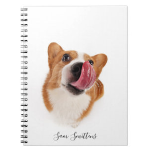 Personlig / söt Corgi-fotografi Anteckningsbok