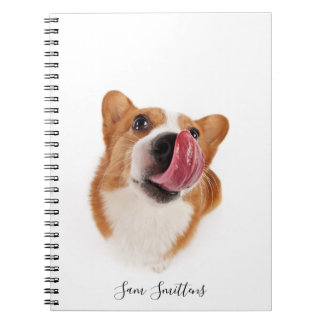 Personlig / söt Corgi-fotografi Anteckningsbok