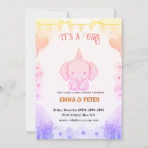 Personlig söt elefant Rosa Bebisdopp