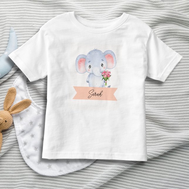 Personlig, söt elefant t shirt (Skapare uppladdad)