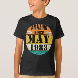 Personlig Söt Fantastisk Retro Vintage på födelsed T Shirt