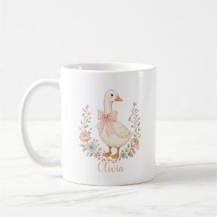 personlig söt gås för barnkammaren baby shower-gåv kaffemugg