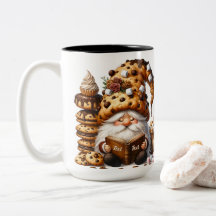 Personlig söt gnom 15oz keramisk mugg