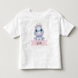 Personlig, söt hippo t shirt