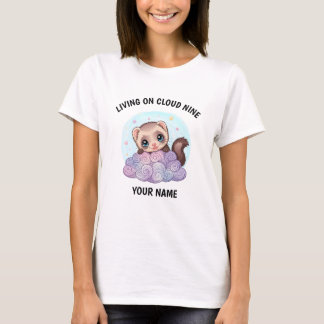 Personlig söt iller dam T-shirt