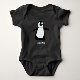 Personlig söt illustration av pingisbarn i svart t shirt