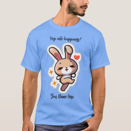 Personlig söt kanin t shirt