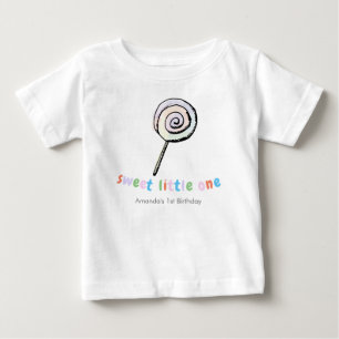 Personlig Söt Liten En Baby Flicka Barn T Shirt