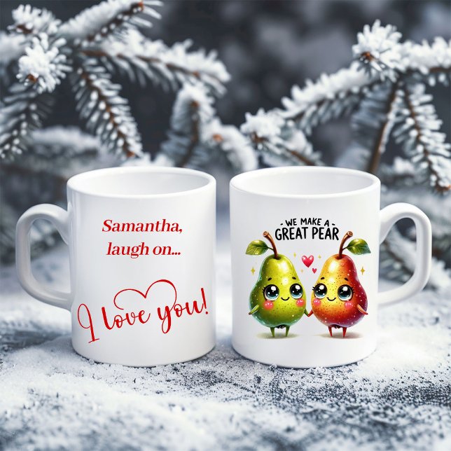 Personlig söt matmugg Romantisk present till Alla  Kaffemugg (Personalized Cute Food Mug Romantic Valentine Gift)