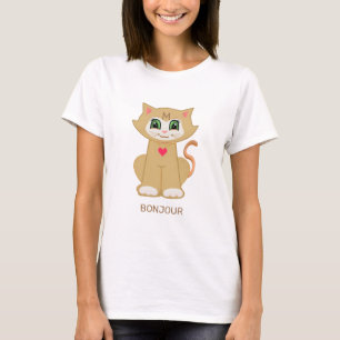 Personlig söt Melin Kitty Katt T Shirt