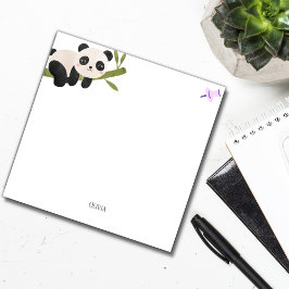 personlig söt panda på en gren Post-it Notes