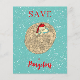 Personlig Söt Pangolin Jul Budget