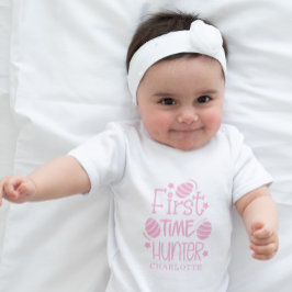 Personlig söt påsk Första gången äggjägare T Shirt