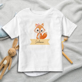 Personlig söt räv t shirt