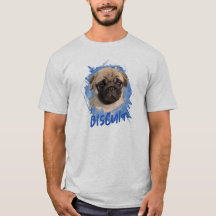 Personlig söt rolig Mops Hund Foto och Namn      