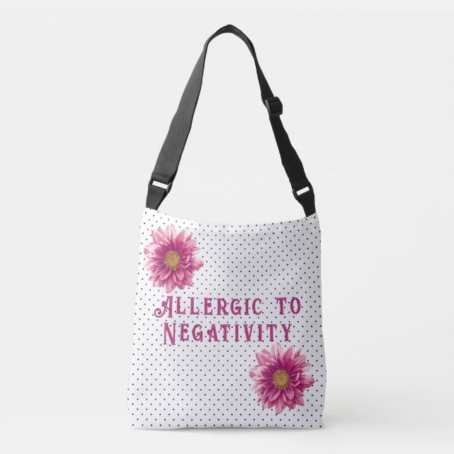 Personlig Söt Rosa Morsa Axelväska (Framsida)