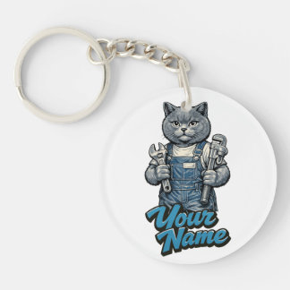 Personlig söt skotsk veckat katt-plumber
