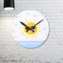 Personlig söt sol och moln 