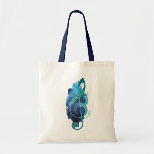 Personlig Söt Teal Treble Clef Music Tygkasse