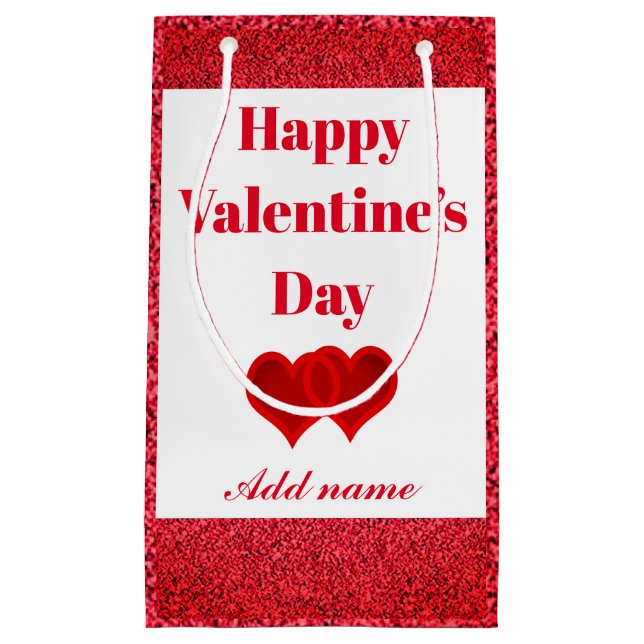 Personlig söt Valentindagens presentväska (Framsidan)