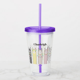 Personlig söta retro färgglada lamor take away mugg