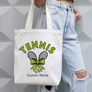 Personlig sötnosig tennis för flickor tygkasse