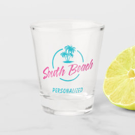 Personlig South Beach Shot Glass