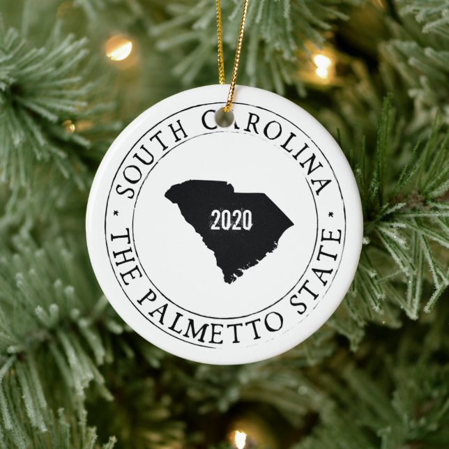Personlig South Carolina Ornament (Träd)