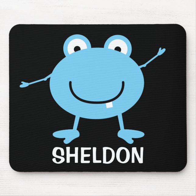 Personlig Space Alien Mousepad för barn Musmatta (Framsidan)