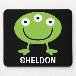 Personlig Space Alien Mousepad för barn Musmatta