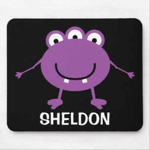 Personlig Space Alien Mousepad för barn Musmatta