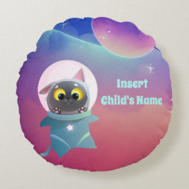Personlig Space Cat Dekorativ kudde