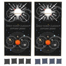 Personlig Space Flight Classic Cornhole Set
