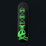 Personlig Space Gun Old School Skateboard Bräda 18 Cm<br><div class="desc">Skateboard för skjutvapen i leksak-rymden - anpassa med mottagarens initialer</div>