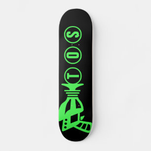 Personlig Space Gun Old School Skateboard Bräda 18 Cm