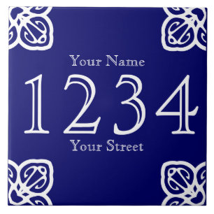 Personlig Spanska husnummer Kakelplatta