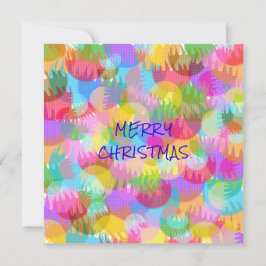 PERSONLIG SPARKLY FÄRGAD GOD JUL INBJUDNINGAR
