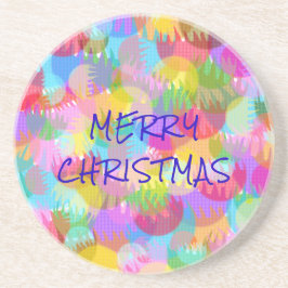 PERSONLIG SPARKLY FÄRGAD GOD JUL UNDERLÄGG