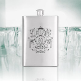 Personlig specialbeställd åldrad till perfektion f fickplunta