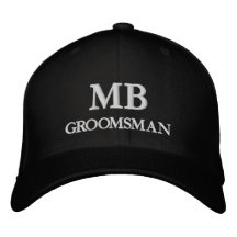 Personlig specialbeställd monogrambrudgum