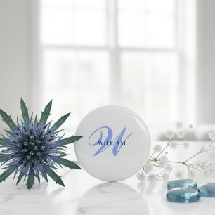 Personlig specialbeställd monogrampresent knapp
