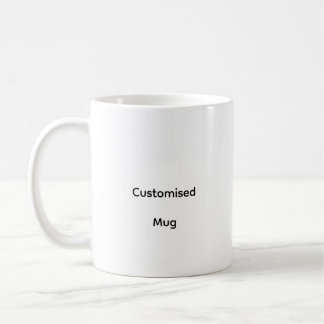 Personlig specialbeställd tvåtons mugg, 0,45 l kaffemugg