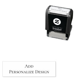 Personlig specialdesign 1,4" x 0,4" självfärgande stämpel
