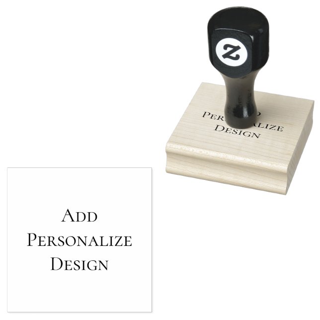 Personlig specialdesign 6,4 cm x 6,4 cm stämpel (Stämplad)