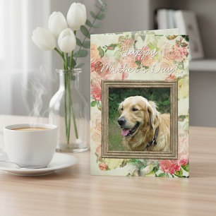 Personlig specialdesignad hundfoto till mamma elle kort